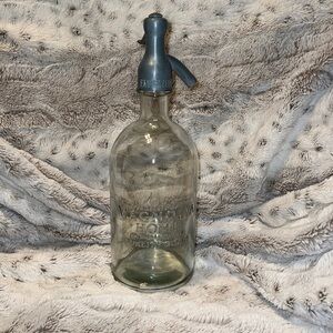 Joanna Gaines Magnolia Home Vintage Style Glass Seltzer Bottle